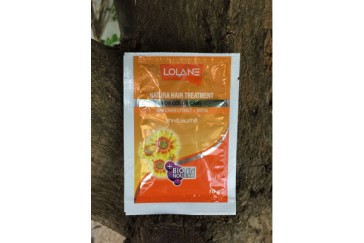 Маска для окрашенных волос с экстрактом семян подсолнечника от Lolane Natura, Hair Treatment For Color Care Sunflower, 10 гр