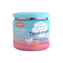 Маска для сухих и поврежденных волос с жирными корнями, Lolane Nature Hair Vitamin Booster Treatment 250 мл