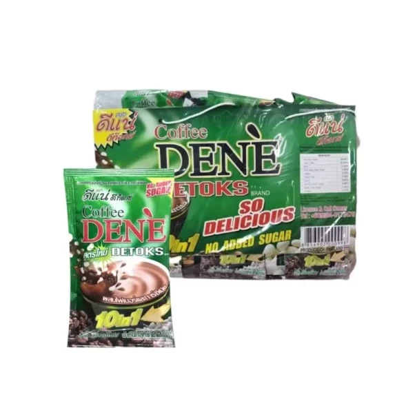 Кофе для детокса и контроля веса Coffee Dene Detoks, 22 гр × 30 саше