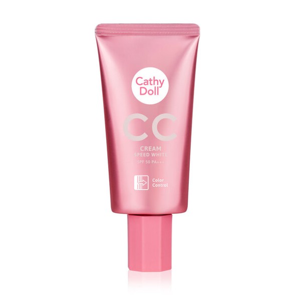 Матирующий CC крем с защитой от солнца SPF50+PA+++ от Cathy Doll,  Speed White CC Cream SPF50+PA+++, 50 гр (#02, Green)