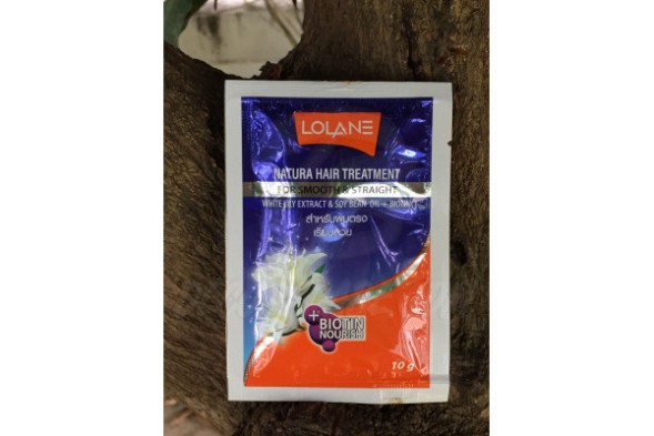 Маска для создания гладких и прямых волос с экстрактом Белой Лилии от Lolane Natuta, Hair Treatment For Smooth &amp;amp; Straight White Lily Extract, 10 гр
