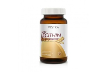 Соевый Лецитин 1200 мг плюс Витамин Е от Vistra Soy Lecithin 1200мг Plus Vitamin E 90 Капсул