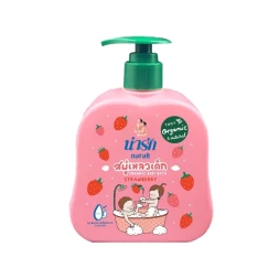 Органический гель для купания с ароматом клубники Narak Organic Baby Bath Strawberry 300 мл