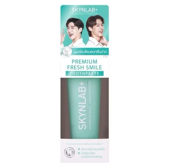 Премиальная, освежающая, растительная зубная паста от Skynlab, Premium Fresh Smile Toothpaste, 120 гр