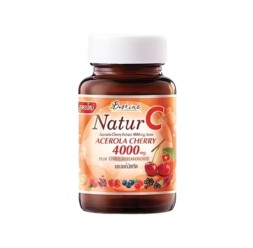 Добавка для укрепления организма с витамином С из вишни Ацеролы от B-Shine Natur C Acerola Cherry 4000 мг 30 таблеток 