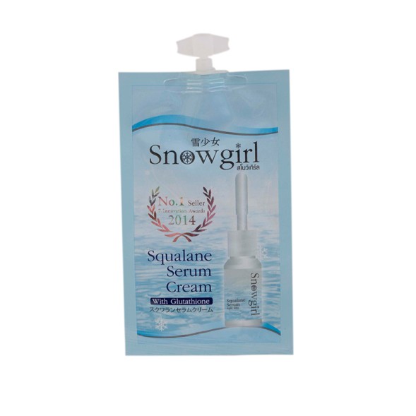 Крем-сыворотка для лица со Скваленом от Snowgirl, Squalane Serum Cream, 10 гр