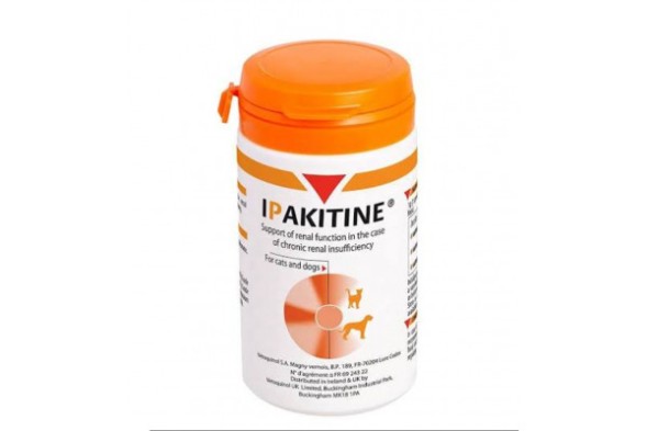 ИПАКИТИН препарат для кошек и собак для лечения хронической почечной недостаточности Ipakitine 60 гр