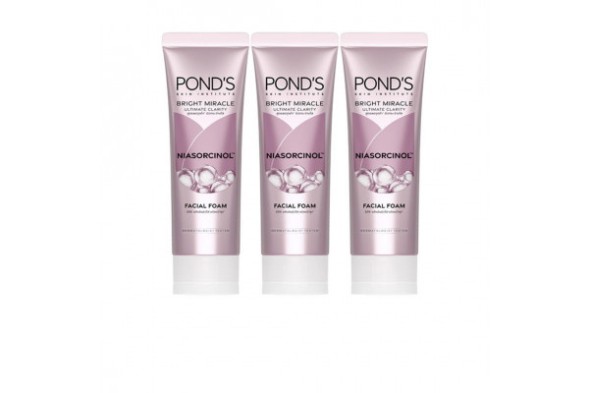 Пенка для умывания Pond&amp;#039;s Bright Miracle Ultimate Clarity Niasorcinol Facial Foam 50 гр  x 3 шт