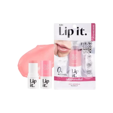 Восстанавливающая маска-бальзам для губ Lip It Feel In Good Lip Mask Stick # Lychee Rose 5.5 гр