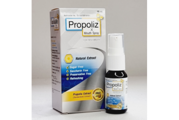 Спрей для свежего дыхания Propoliz X Mouth Spray 15 ml — при неприятном запахе и сухости во рту