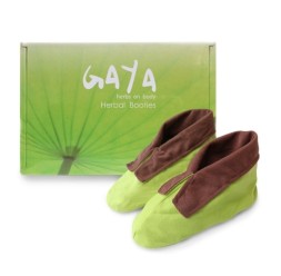 Нагревающие травяные тапочки от усталости ног Gaya Herbal Booties