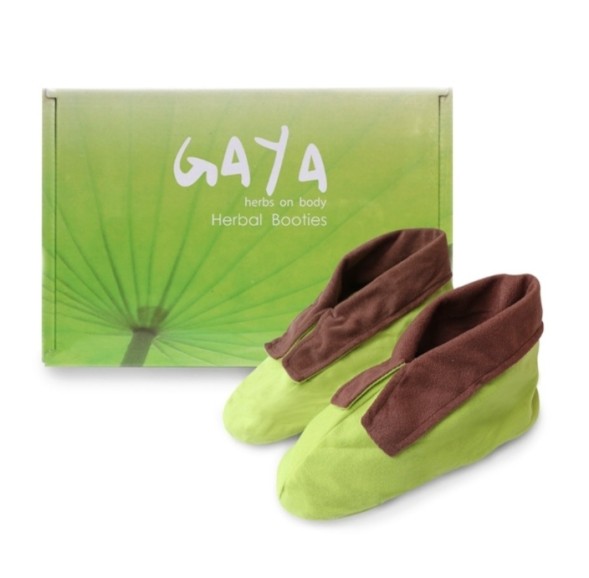 Нагревающие травяные тапочки от усталости ног Gaya Herbal Booties
