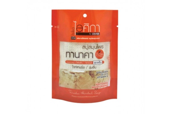 Спа-мыло «Танака» в мешочке из люфы Isika By Supaporn, 70 гр