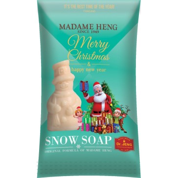 Подарочное мыло в форме снеговика к новому году Madame Heng Merry Christmas Snow Soap 30 гр