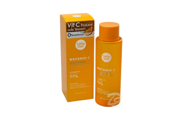 Осветляющий тонер-эссенция для лица с Витамином С от Cathy Doll Whitamin C Brightening Toner &amp;amp; Essence 300 ml