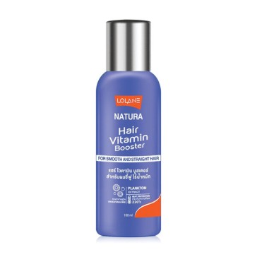 Витаминный бустер для выпрямления волос Lolane Natura Hair Vitamin Booster for Smooth Straight, 100 мл.