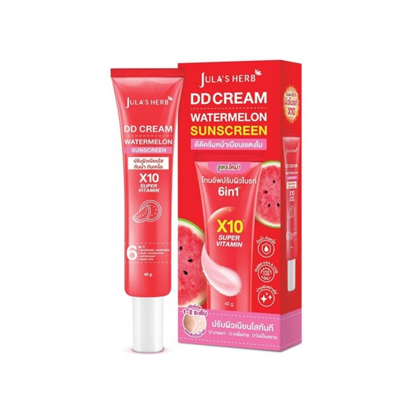 DD  крем с экстрактом арбуза и защитой от солнца SPF 50 PA+++ от Jula&amp;#039;S Herb, DD Cream Watermelon SPF 50 PA+++, 40 мл