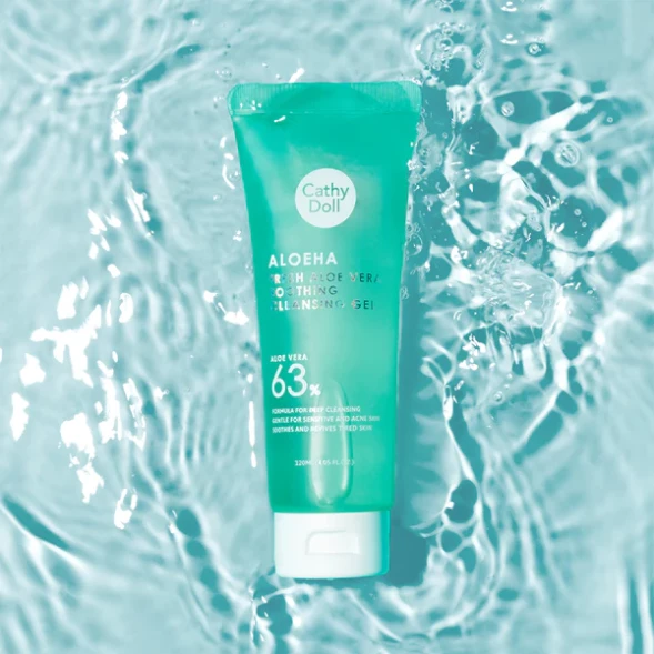 Успокаивающий, очищающий гель для умывания Алоэ Вера от Cathy Doll, Aloe Ha Fresh Aloe Vera Soothing Cleansing Gel, 120 мл