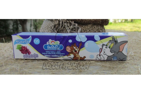 Детская зубная паста «Виноград» от Kodomo, Grape toothpaste for kids, 40 гр