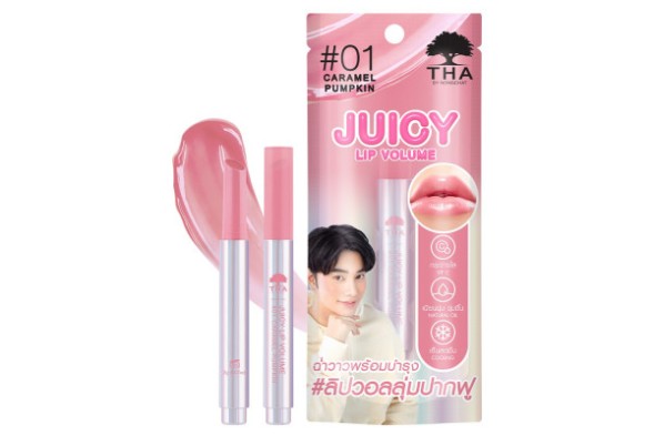 Блеск для губ Tha by Nongchat 2g #01 Карамельная тыква