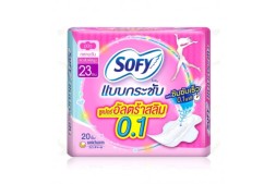 Ультратонкие прокладки Sofy, 23 см с крылышками, 20 шт