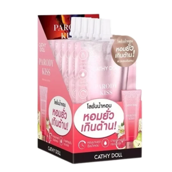 (УПАКОВКА 6 ШТ) Парфюмированный лосьон для тела &amp;quot;Игривый Поцелуй&amp;quot; Cathy Doll Perfume Lotion Parody Kiss 40 мл x 6 шт
