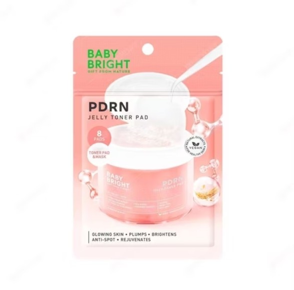 Желейные пэды с PDRN Baby Bright PDRN Jelly Toner Pad 8 шт