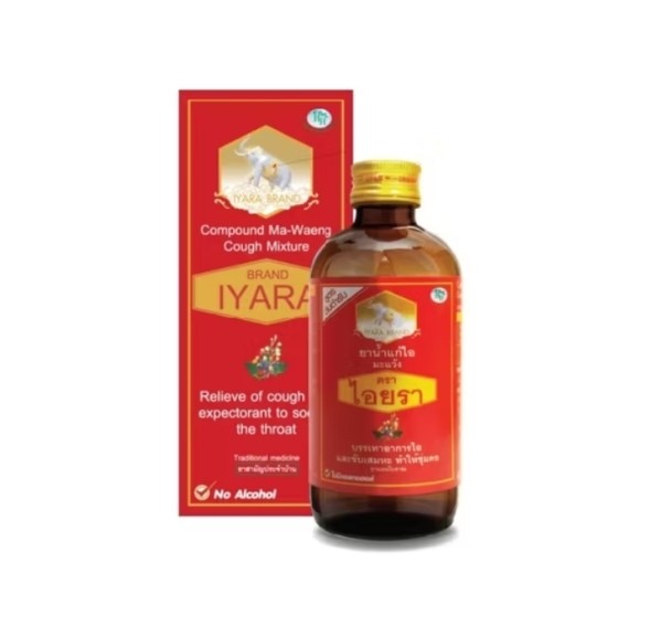 Сироп от кашля и боли в горле на основе трав Iyara Brand Ma-Waeng 60 мл