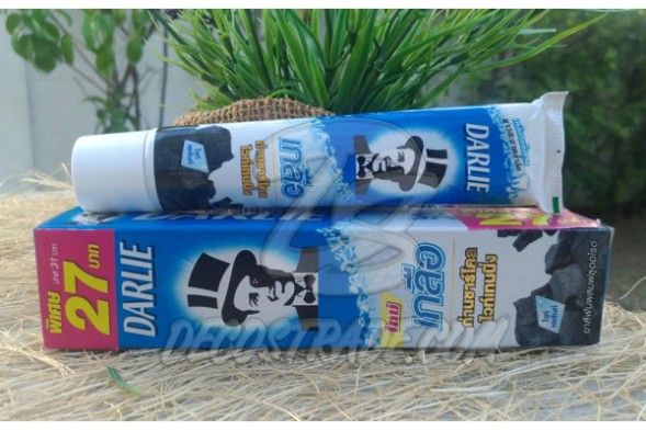 Отбеливающая зубная паста с бамбуковым углем и солью от Darlie,  Pro Active Salt Charcoal Whitening, 75 гр