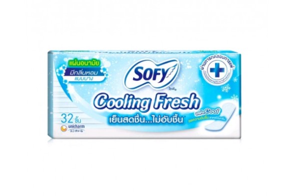 Ежедневные охлаждающие прокладки Sofy Cooling Fresh 32 шт