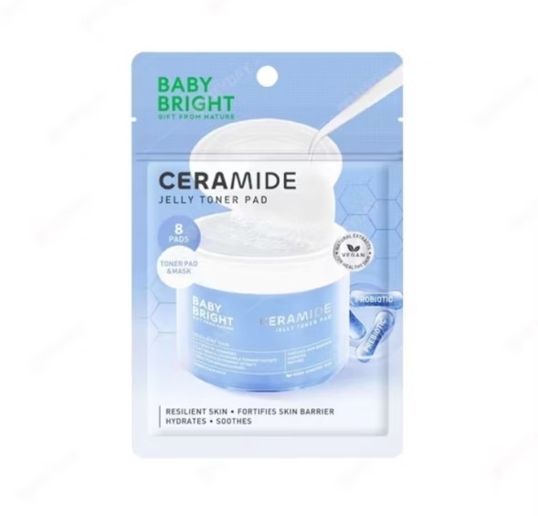 Желейные пэды с Церамидами Baby Bright Ceramide Jelly Toner Pad 8 шт