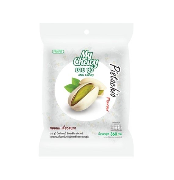 Жевательные молочные конфеты со вкусом Фисташки My Chewy (100 шт) 360 гр