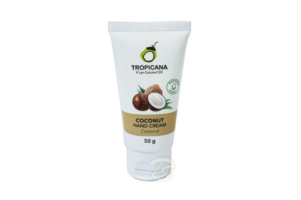 Кокосовый крем для рук  без парабенов от Tropicana Oil, Coconut Hand Cream (non-parabe), 50 гр
