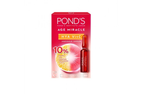 Антивозрастная ампульная сыворотка с витамином С от Pond&amp;#039;s Age Miracle HYA Vit C Ampoule Serum Set 1.2 мл x 7штук