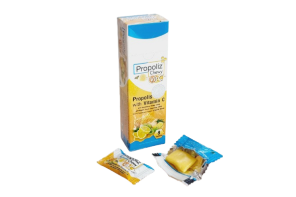 Жевательные таблетки с прополисом и вит С Propoliz 8 шт
