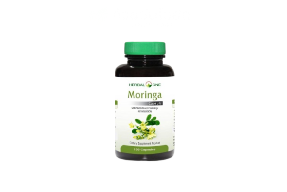 Биодобавка Листья моринги 450 мл от Herbal One Moringa 100 капсул
