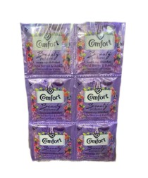 (Упаковка 24 шт) Кондиционер для стирки белья Comfort Beauty perfume softener Wild berries and Bahlia 17 мл x 24 шт