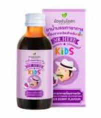 Детский сироп от кашля с бузиной от Mr.Herb, For Kids Cough Relieve Elder Berry Flavour, 60 мл