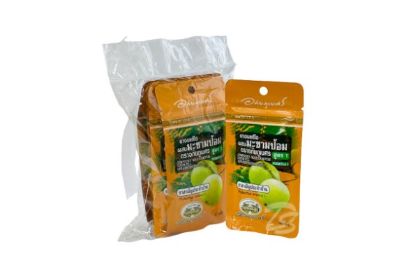 Растительные шарики от кашля и боли в горле от Abhaibhubejhr Compound Makhampom Cough Pill Formula 1 x 10pcs (Pack)