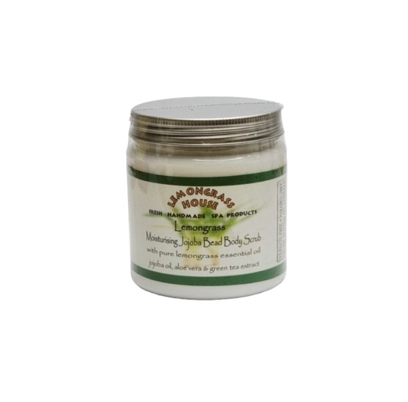 Скраб для тела с гранулами жожоба &amp;quot;Лемонграсс&amp;quot; Lemongrass House Lemongrass Moisturizing Jojoba Bean Body Scrub 300 гр