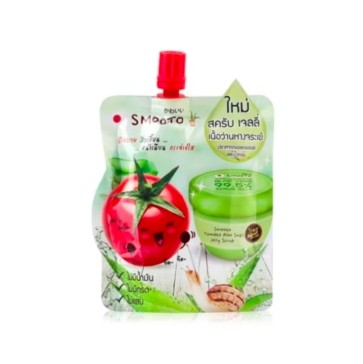 Скраб для лица и тела Smooto Tomato Aloe Snail Jelly Scrub 50 гр