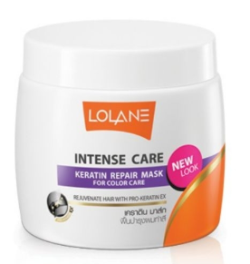 Интенсивная маска с кератином для восстановления окрашенных волос (Фиолетовая линия) от Lolane, Intense care keratin repair Mask for hair damaged by colouring (violet line), 200 гр