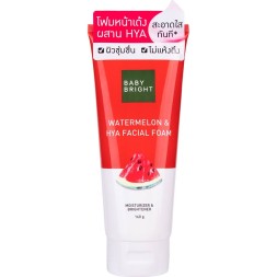 Увлажняющая пенка для умывания с Арбузом и Гиалуроновой кислотой Watermelon &amp;amp; HYA Facial Foam от BABY BRIGHT 160 g