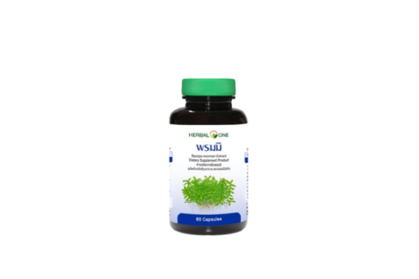 Биодобавка для улучшения памяти, концентрации внимания и когнитивных функций от Herbal One Bacopa Extract 60 капсул