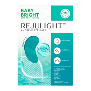 (КОРОБКА 6 ШТ) Маска для глаз с ампульной формулой Baby Bright Rejulight, 2,5 г x 6 пар