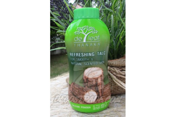 Натуральная освежающая пудра или тальк для кожи из Танака от De Leaf Thanaka, Talcum Powder, 80 гр
