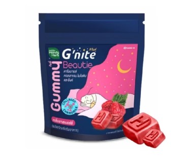 Мармелад для красивой кожи и крепкого сна с коллагеном и ромашкой Handy Herb G&amp;#039;nite со вкусом Малины 4 шт 24 гр.