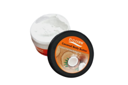 Увлажняющий и питательный крем баттер для тела PO CARE с ароматом Кокоса 250 гр