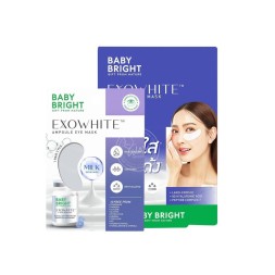 (КОРОБКА 6 ШТ) Маска для глаз с ампульной формулой Baby Bright Exowhite, 2,5 г x 6 пар