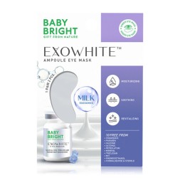 (КОРОБКА 6 ШТ) Маска для глаз с ампульной формулой Baby Bright Exowhite, 2,5 г x 6 пар